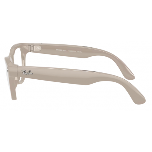 Умные очки Ray-Ban Meta* Skyler Gen 2 Shiny Chalky Grey, Фотохромные линзы Clear to Sapphire Transitions (RW4014)
